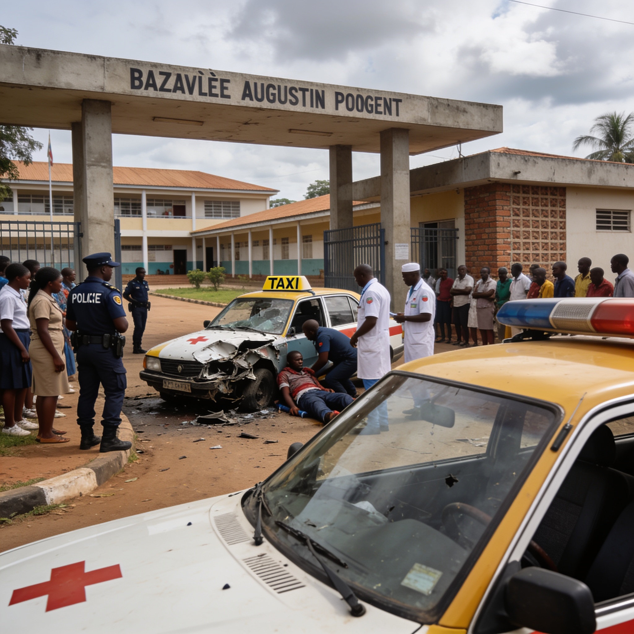 Tragédie au lycée Augustin Poignet : 4 morts dans un accident de taxi
