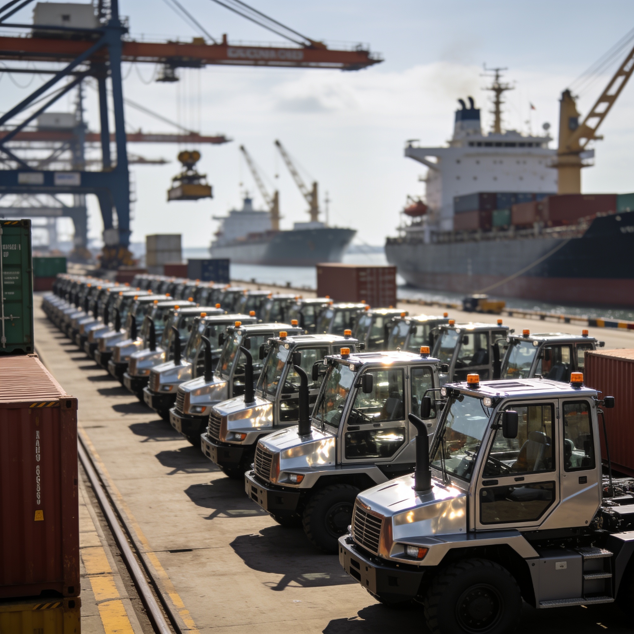 Congo Terminal muscle sa flotte avec 22 nouveaux tracteurs portuaires à Pointe-Noire